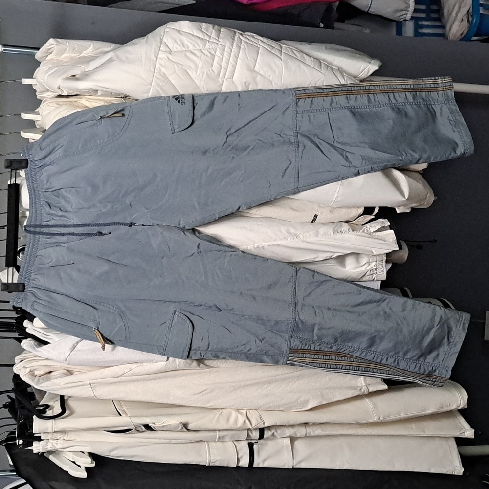 Adidas Vintage Track Pants Size Medium Blue